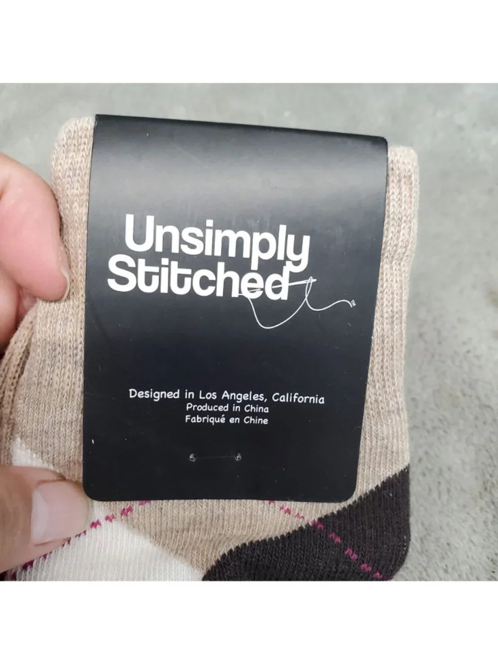 Unsimply Stitched Socks Mens One Size Three Pack of Crew Socks *NWT*